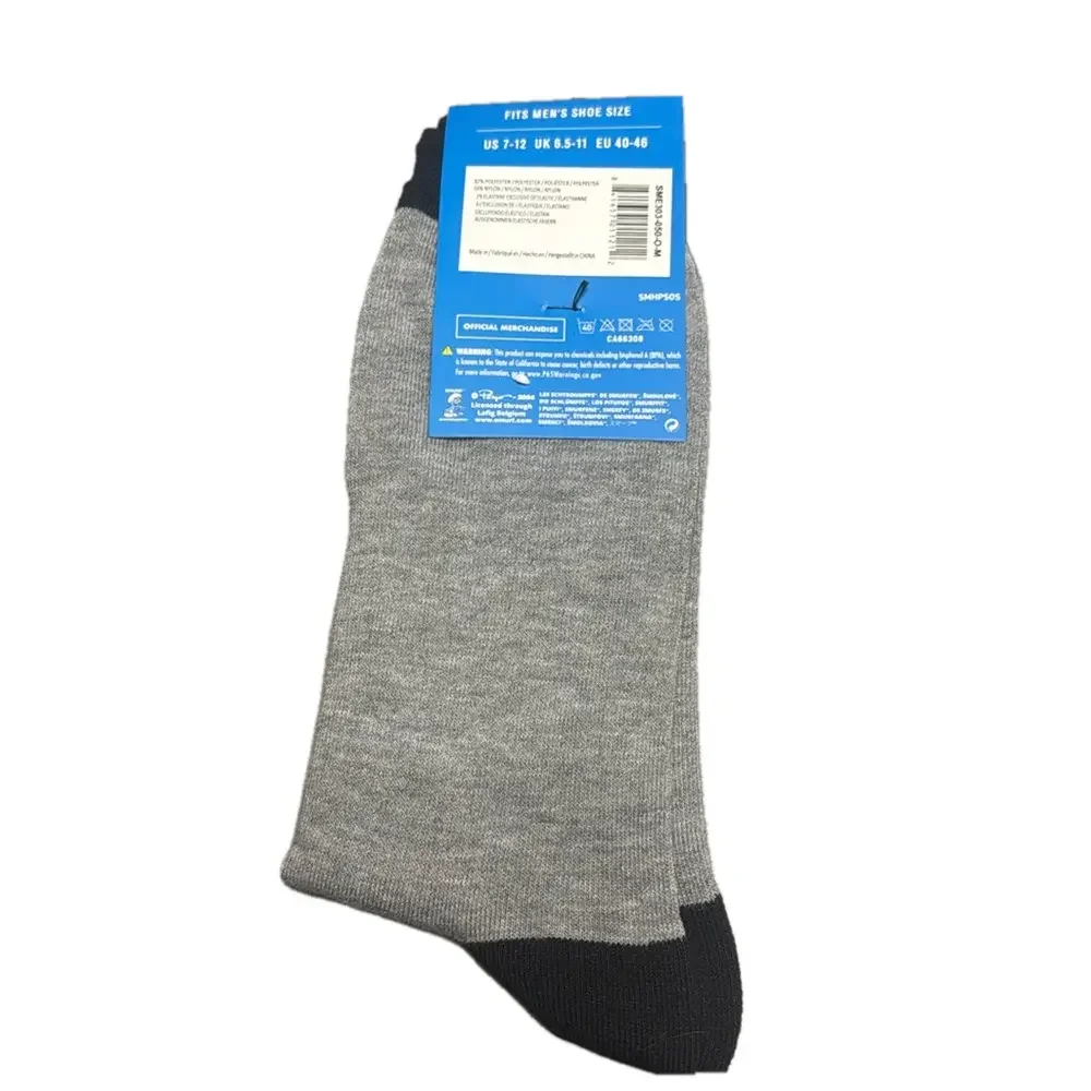 The Smurfs Crew Socks NWT